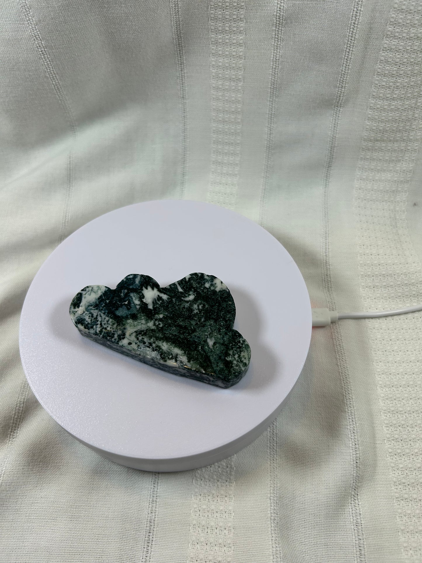 (#51) - TREE AGATE CLOUD CARVING - NEW