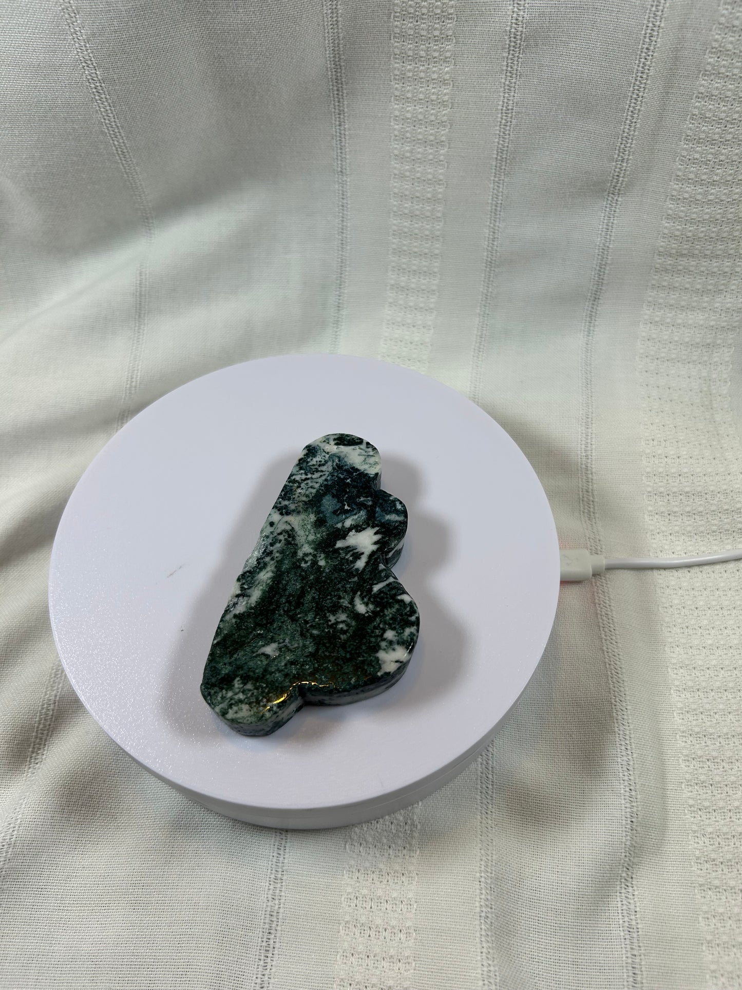 (#51) - TREE AGATE CLOUD CARVING - NEW