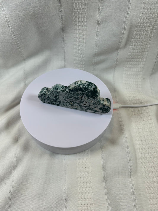 (#52) - TREE AGATE CLOUD CARVING - NEW