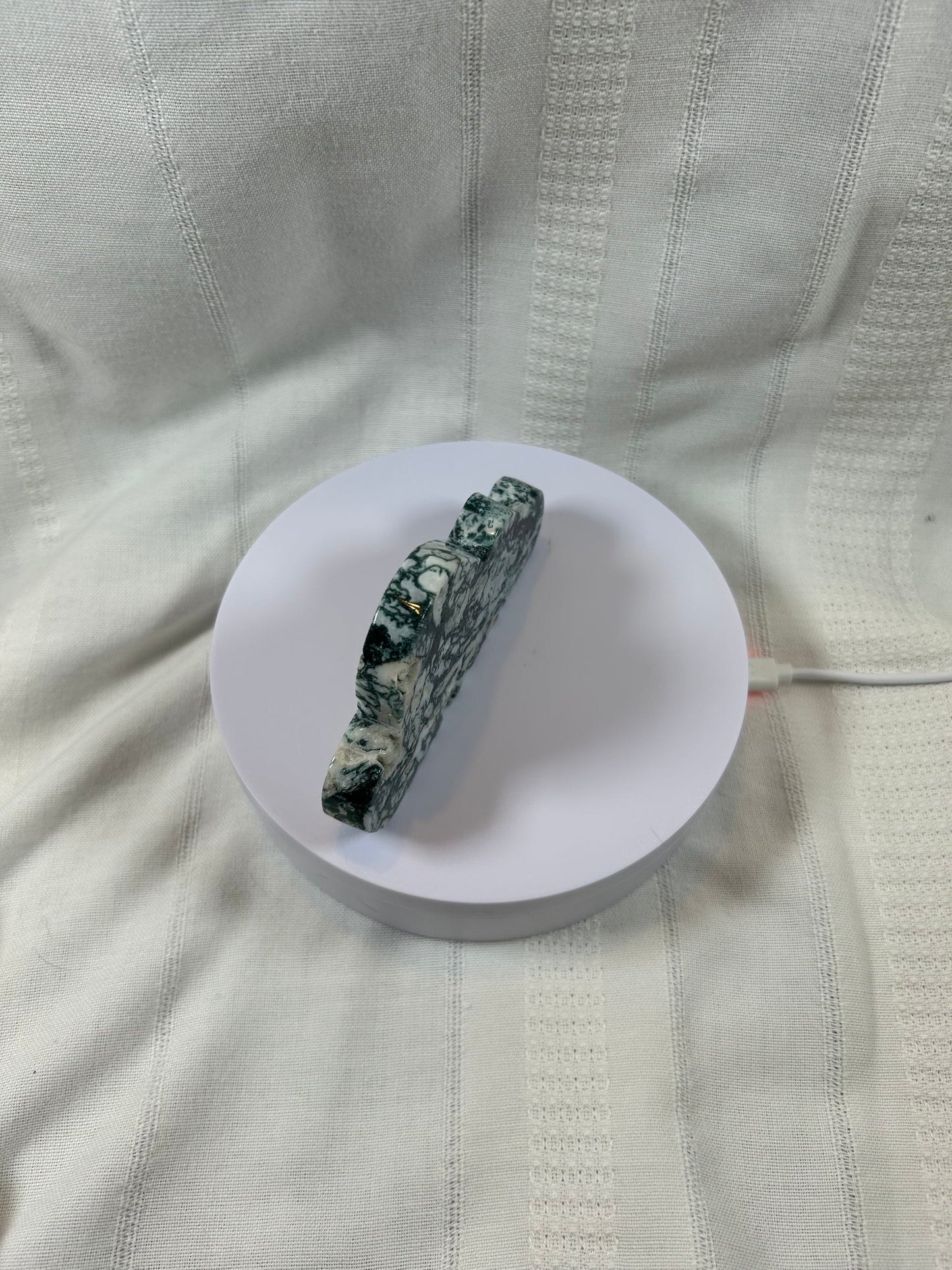 (#52) - TREE AGATE CLOUD CARVING - NEW