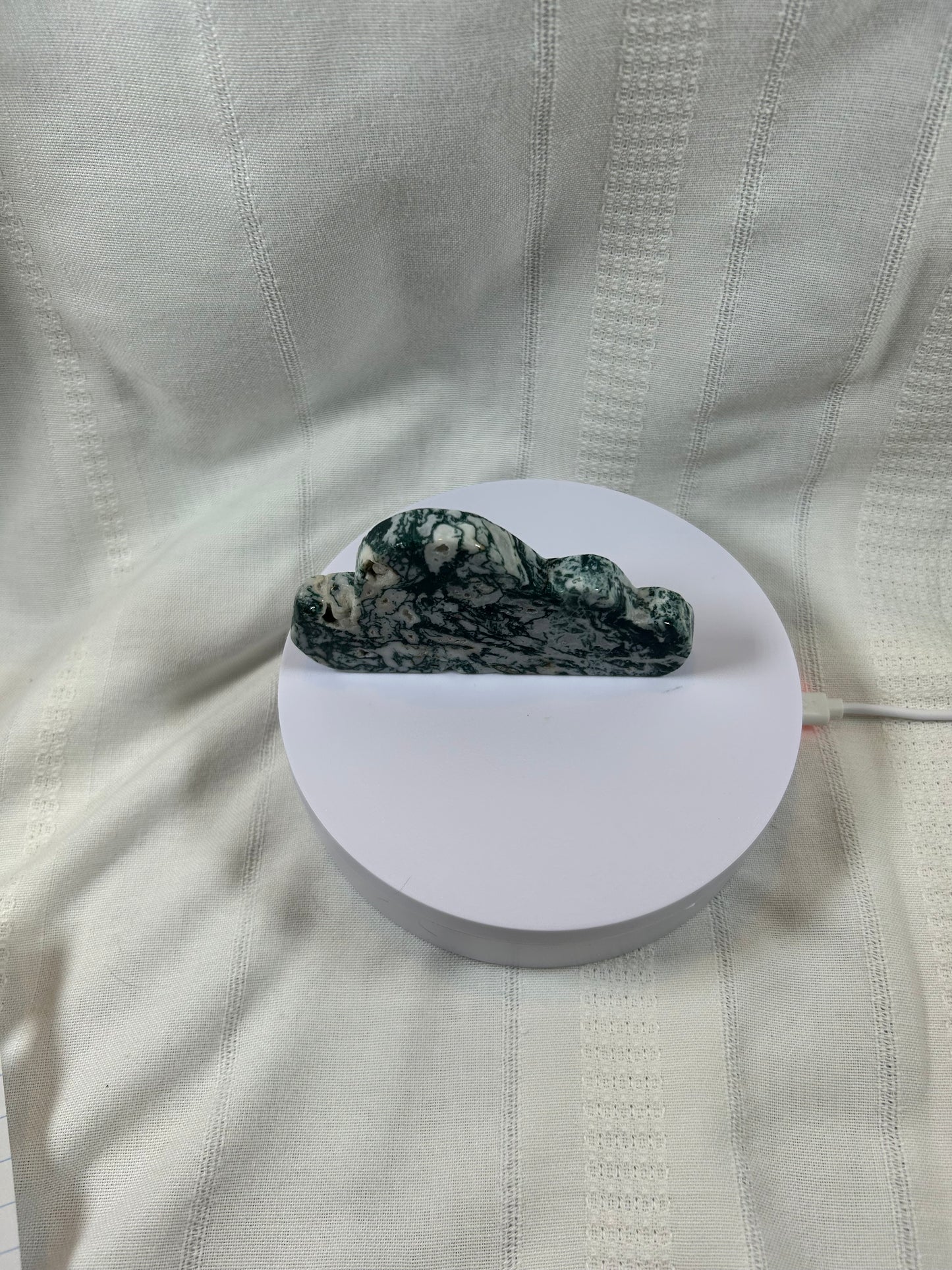 (#52) - TREE AGATE CLOUD CARVING - NEW