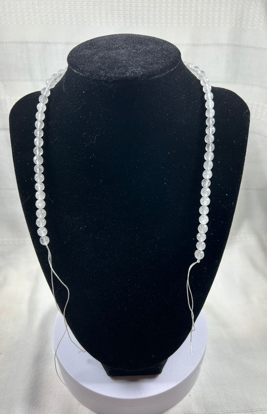 (#1050) - Milky Quartz Necklace Strand - New