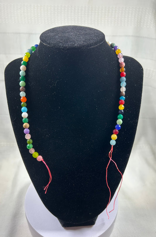 (#1051) - Rainbow Necklace Strand - New
