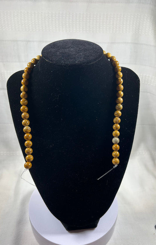 (#1049) - Tiger's Eye Necklace Strand - New