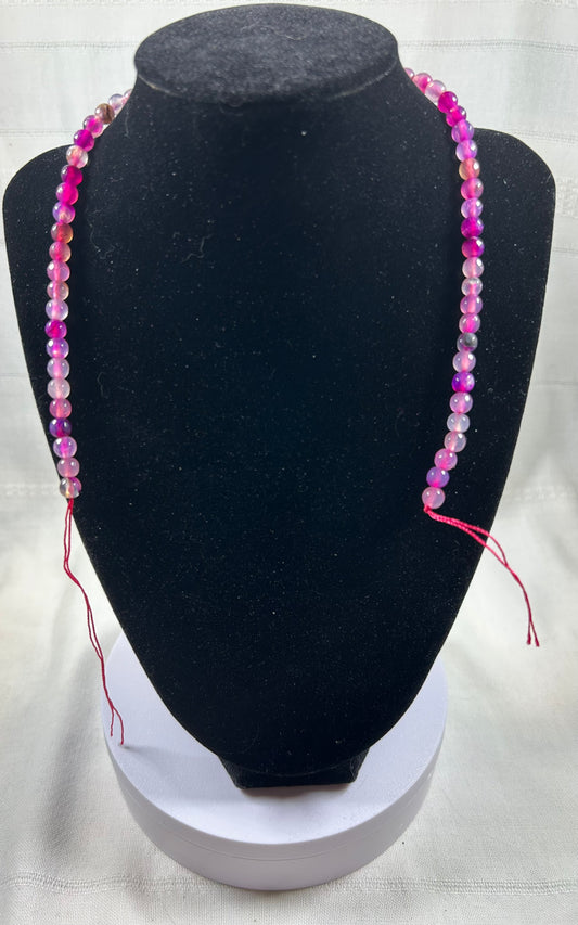 (#1264) - Agate Necklace Strand - New