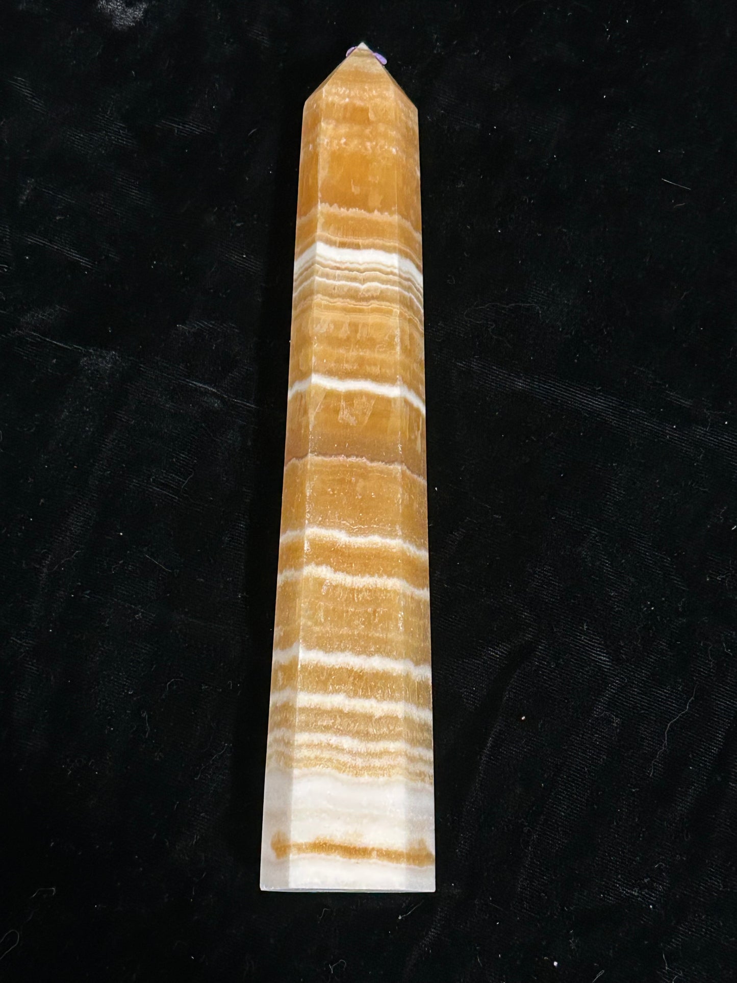 (#1005) - Honey Calcite Tower - New