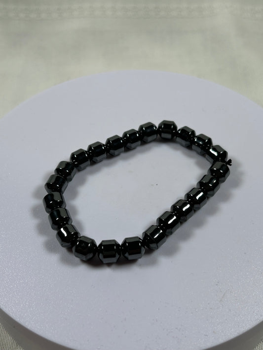 (#1267) - Hematite Magnetic Stretch Bracelet - New