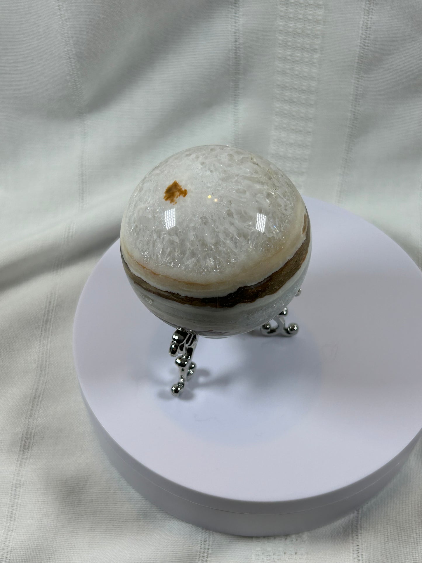 (#60) - AGATE SPHERE POLISHED - NEW