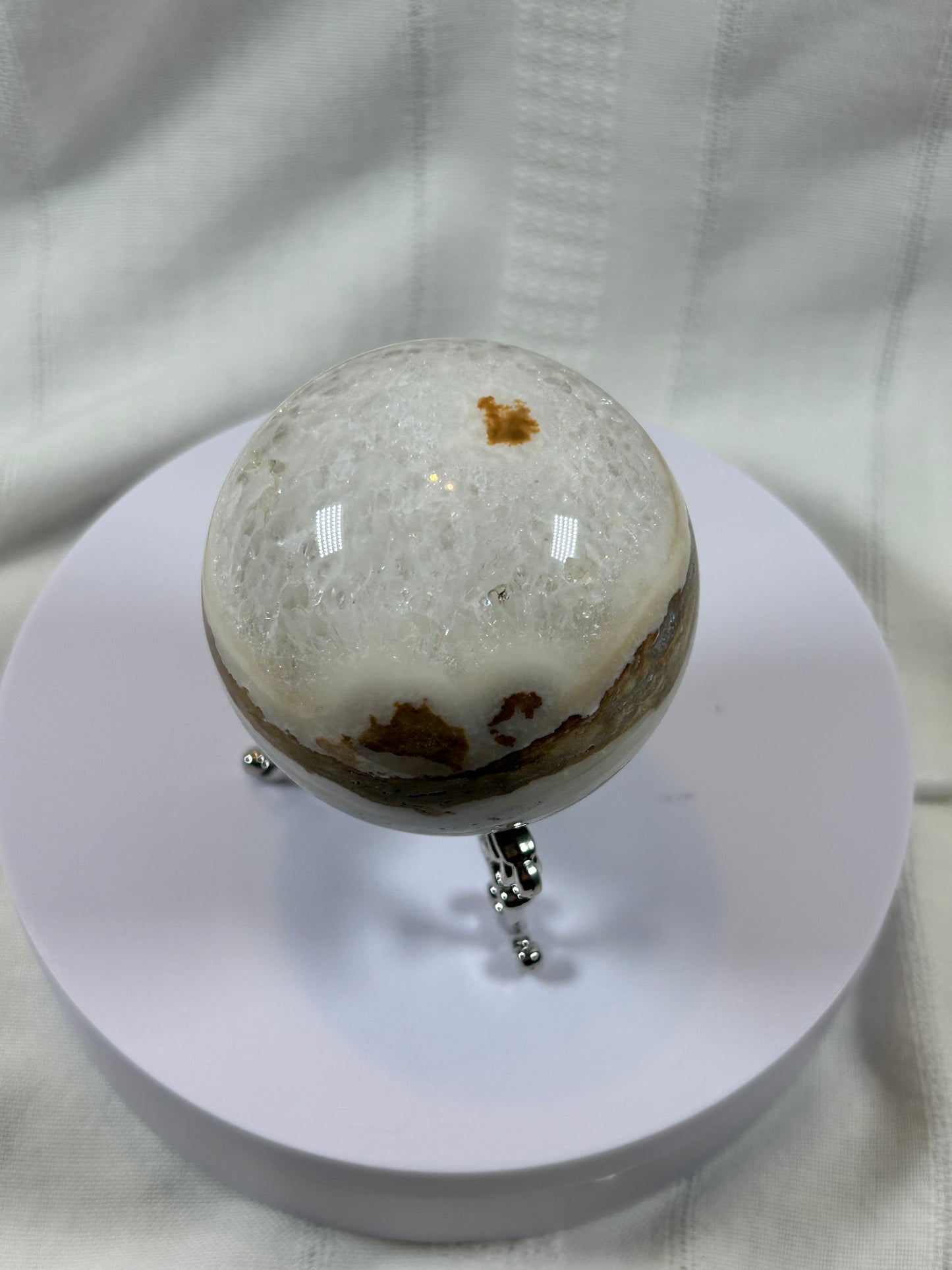 (#60) - AGATE SPHERE POLISHED - NEW