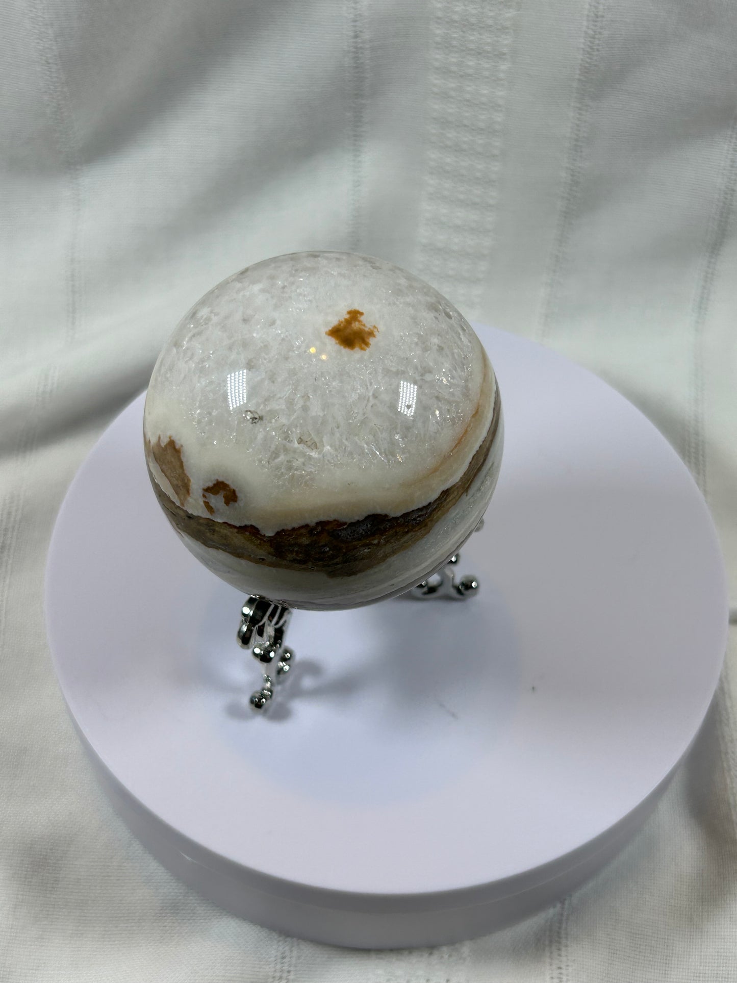 (#60) - AGATE SPHERE POLISHED - NEW