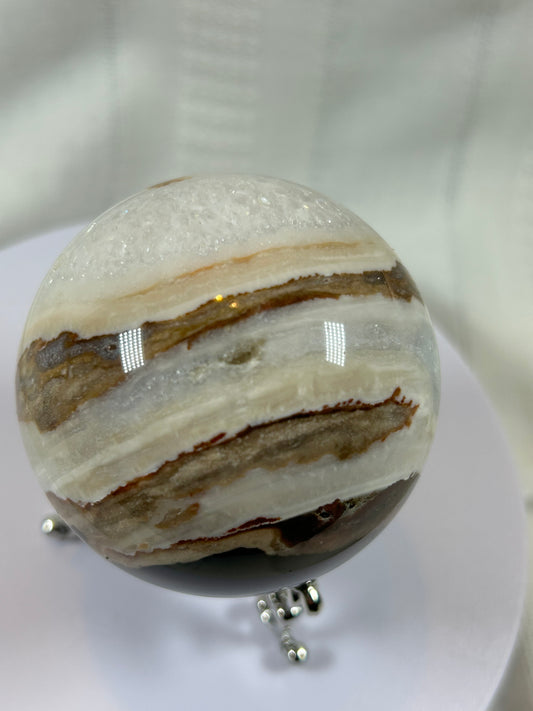 (#60) - AGATE SPHERE POLISHED - NEW