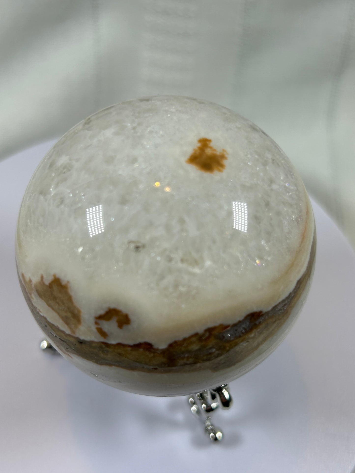 (#60) - AGATE SPHERE POLISHED - NEW