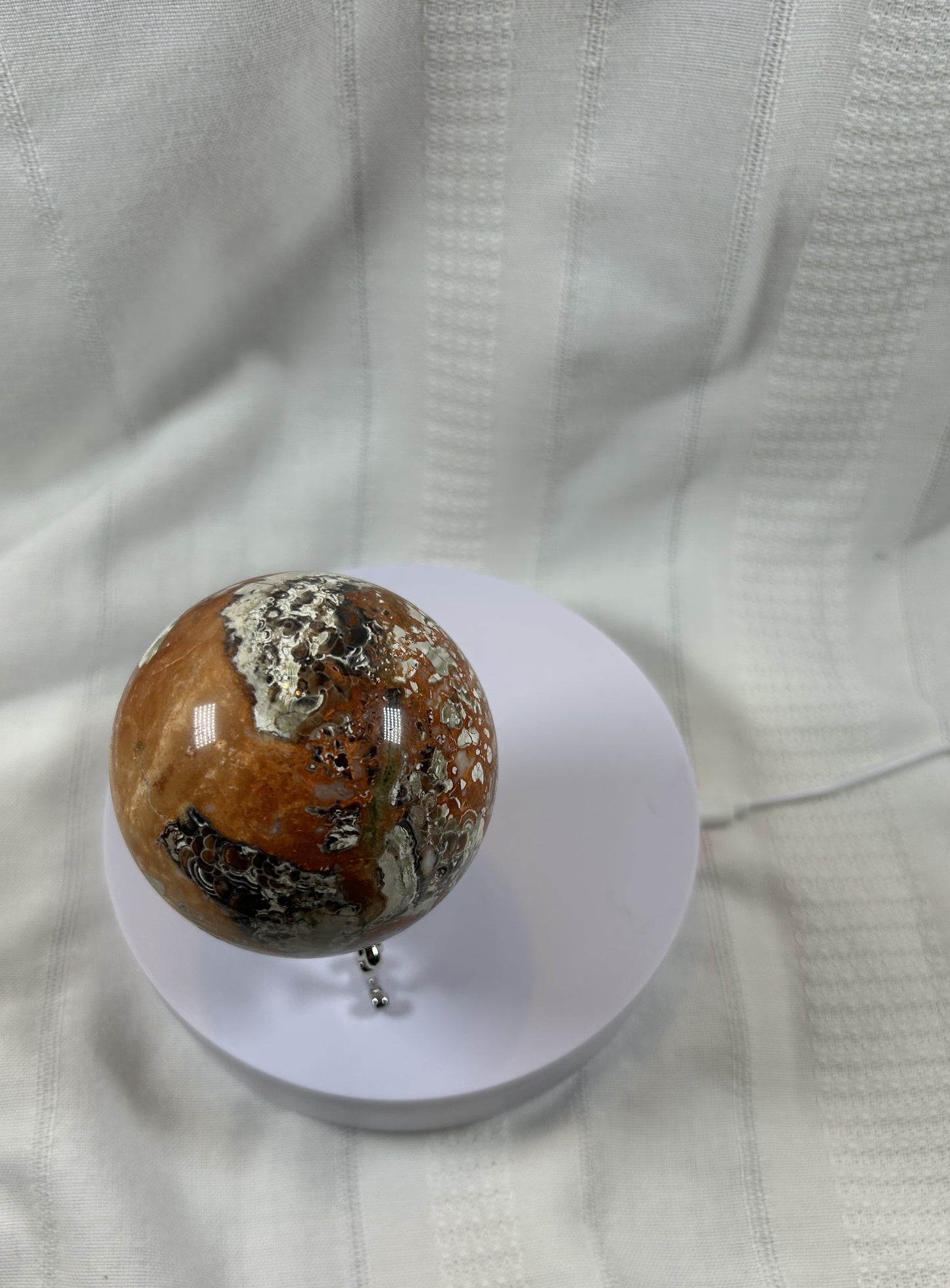 (#62) - BRECCIATED JASPER SPHERE POLISHED - NEW