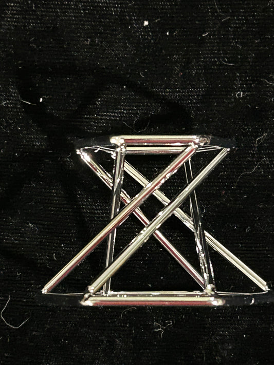 (#1281) - Sphere Holder Silver - New
