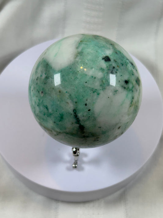 (#63) - PHOENIX STONE SPHERE POLISHED - NEW