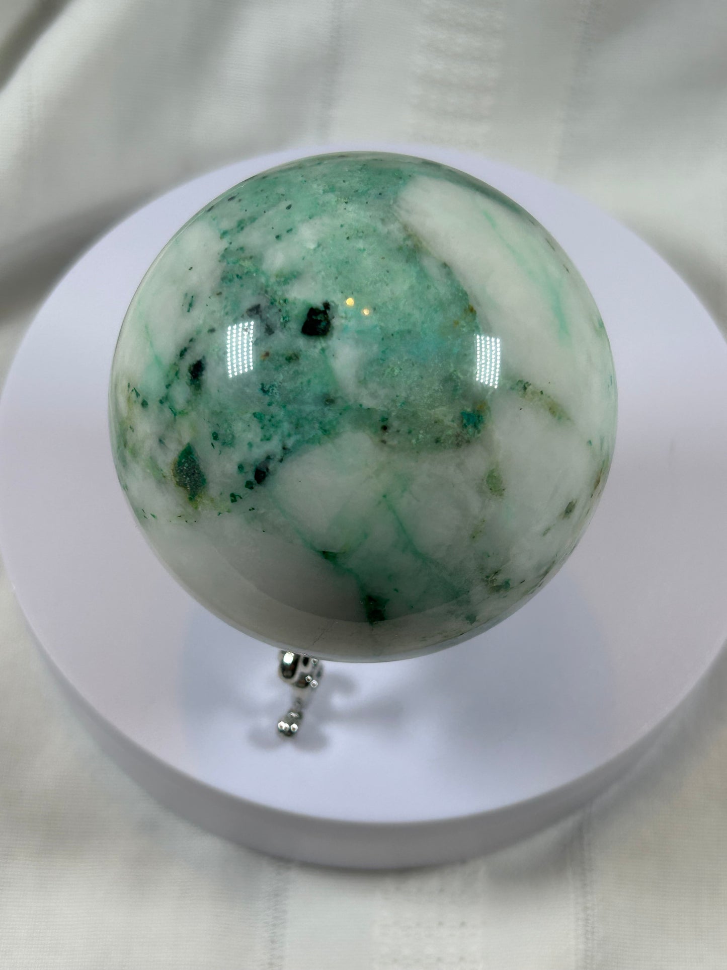 (#63) - PHOENIX STONE SPHERE POLISHED - NEW