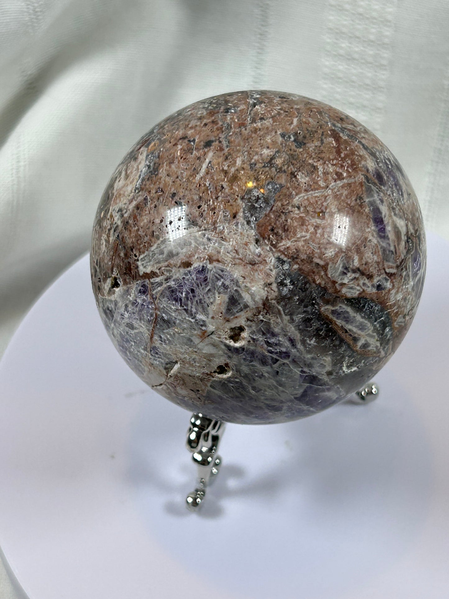 (#64) - DREAM AMETHYST SPHERE POLISHED - NEW