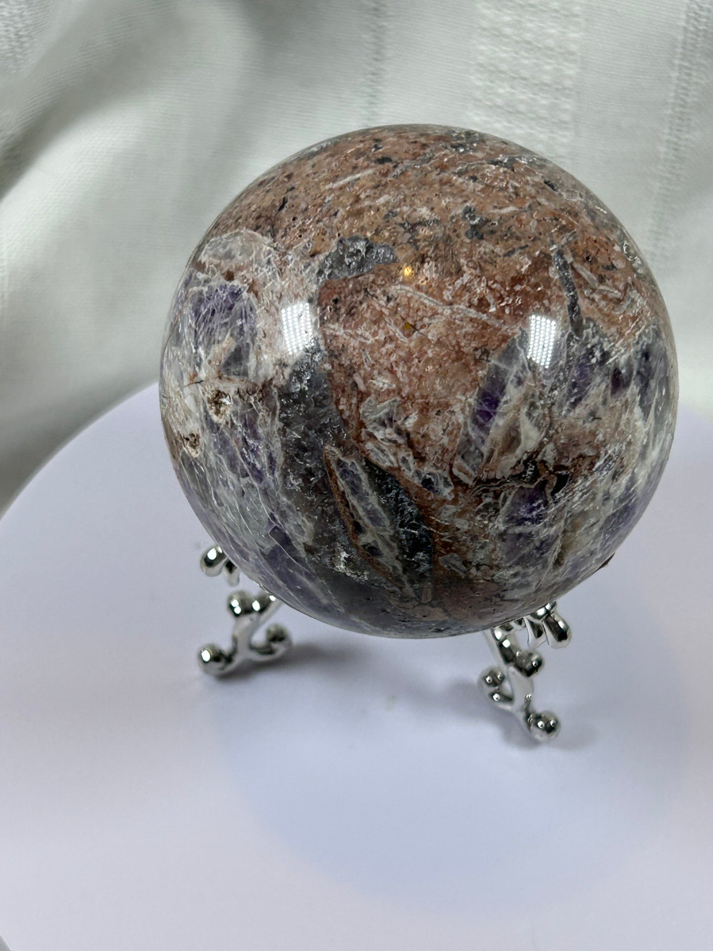(#64) - DREAM AMETHYST SPHERE POLISHED - NEW