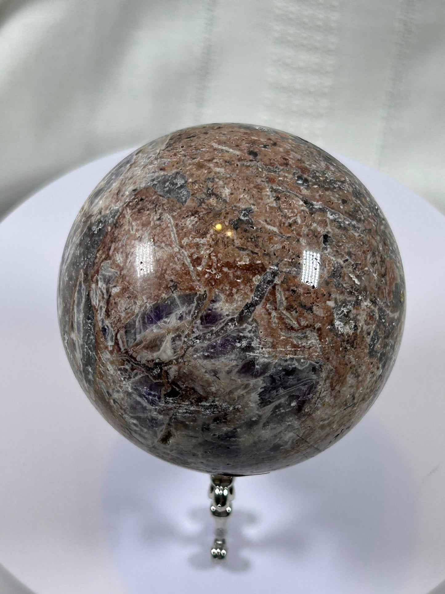 (#64) - DREAM AMETHYST SPHERE POLISHED - NEW