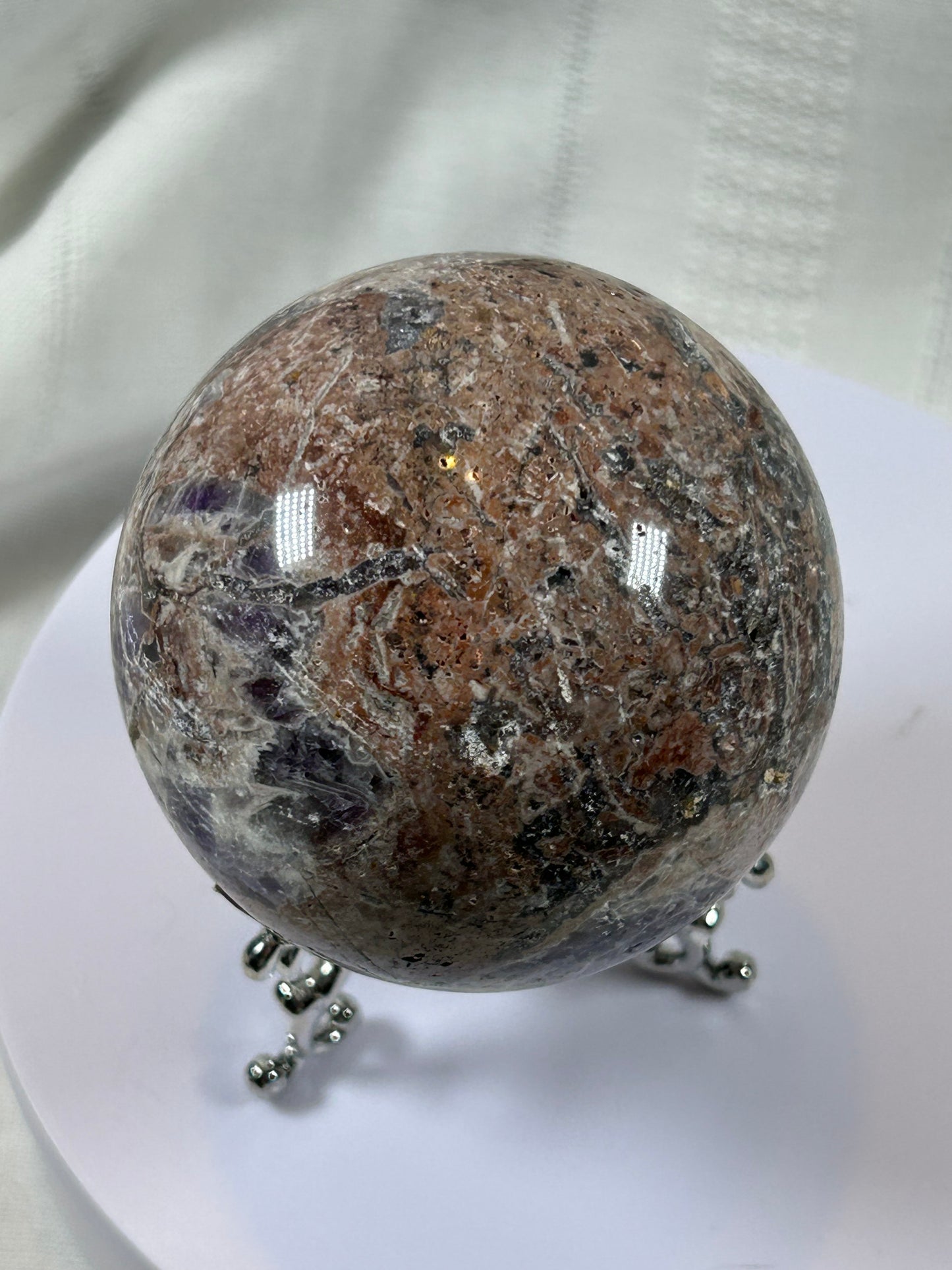 (#64) - DREAM AMETHYST SPHERE POLISHED - NEW