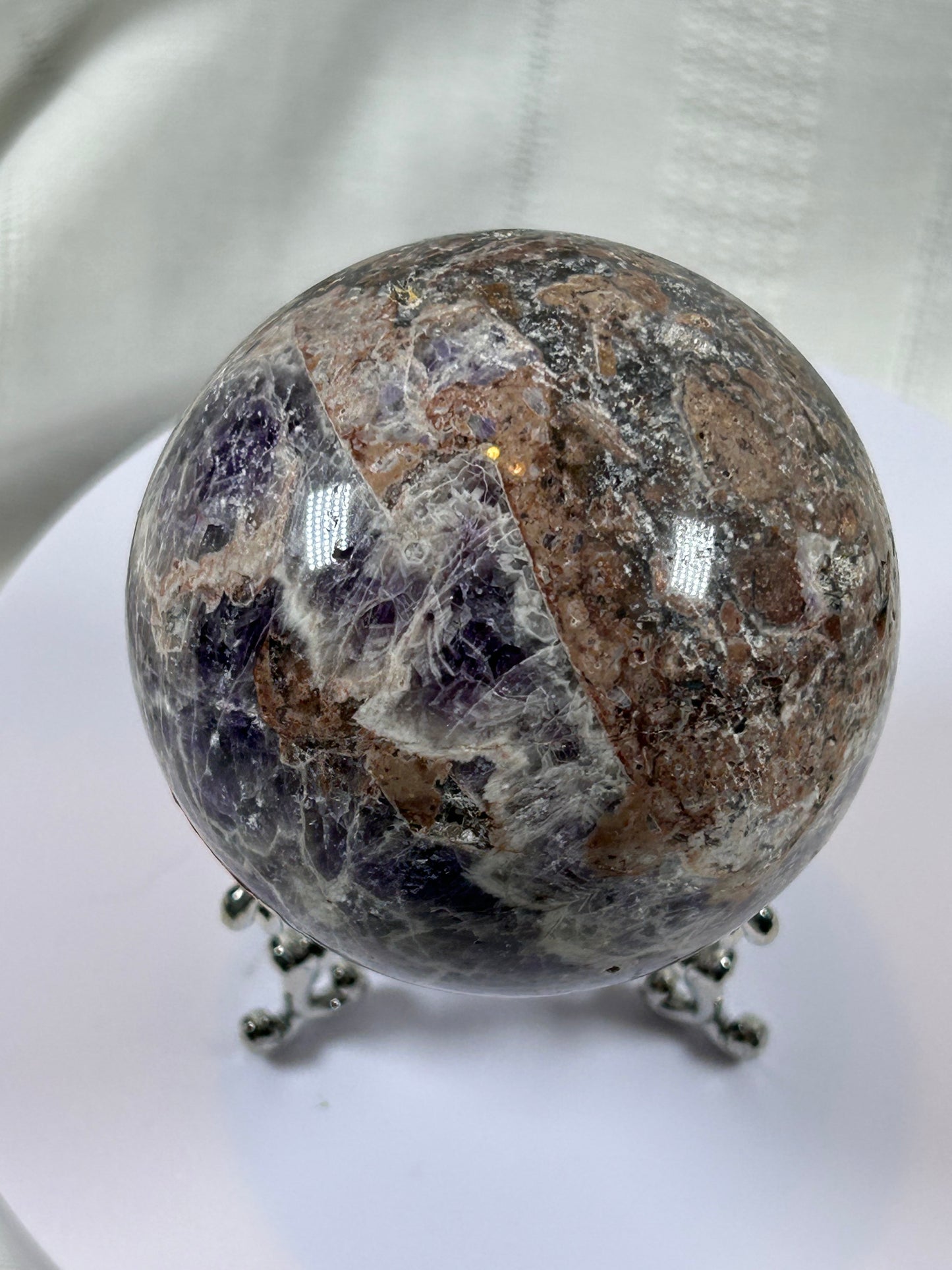 (#64) - DREAM AMETHYST SPHERE POLISHED - NEW