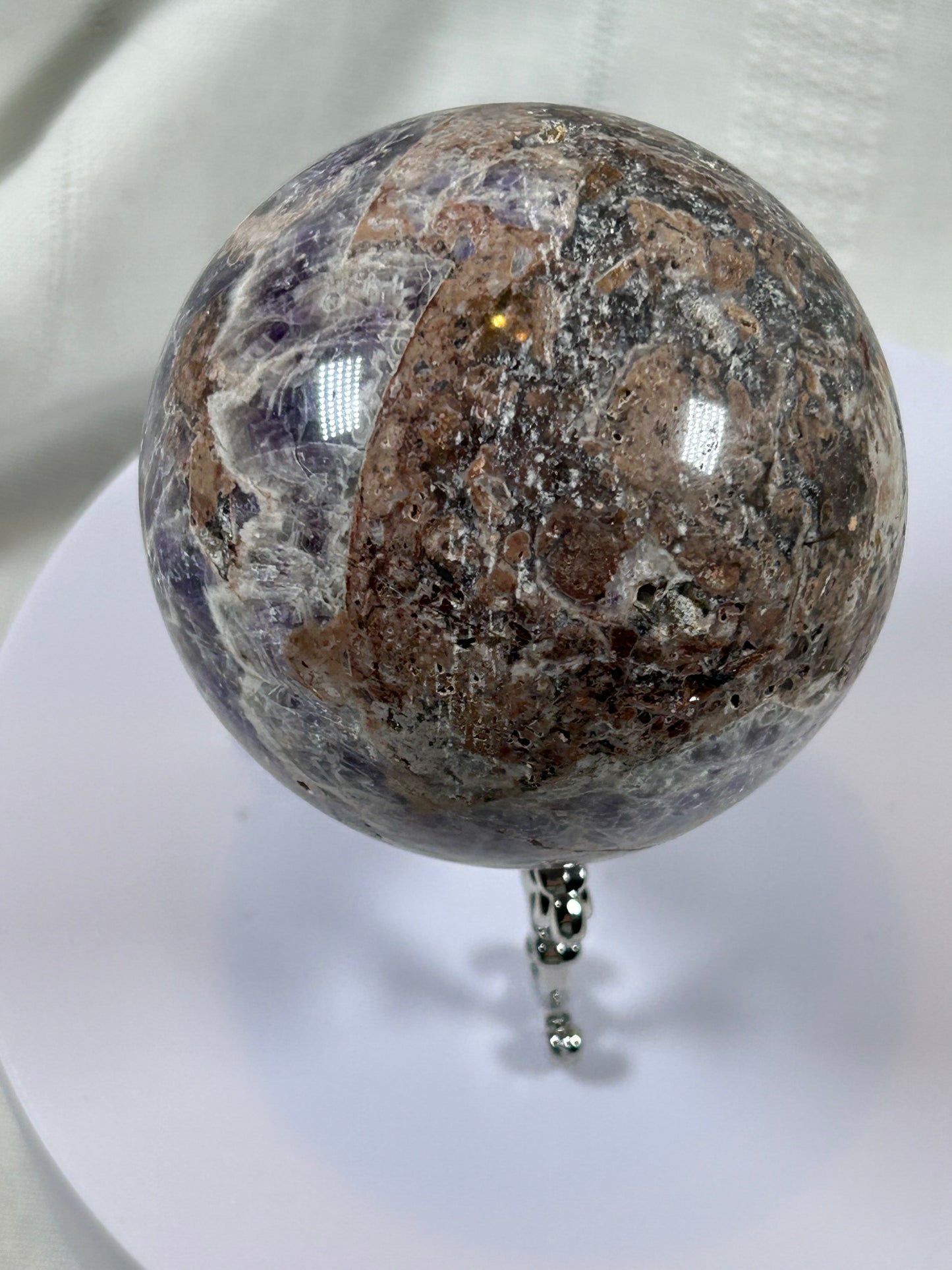 (#64) - DREAM AMETHYST SPHERE POLISHED - NEW