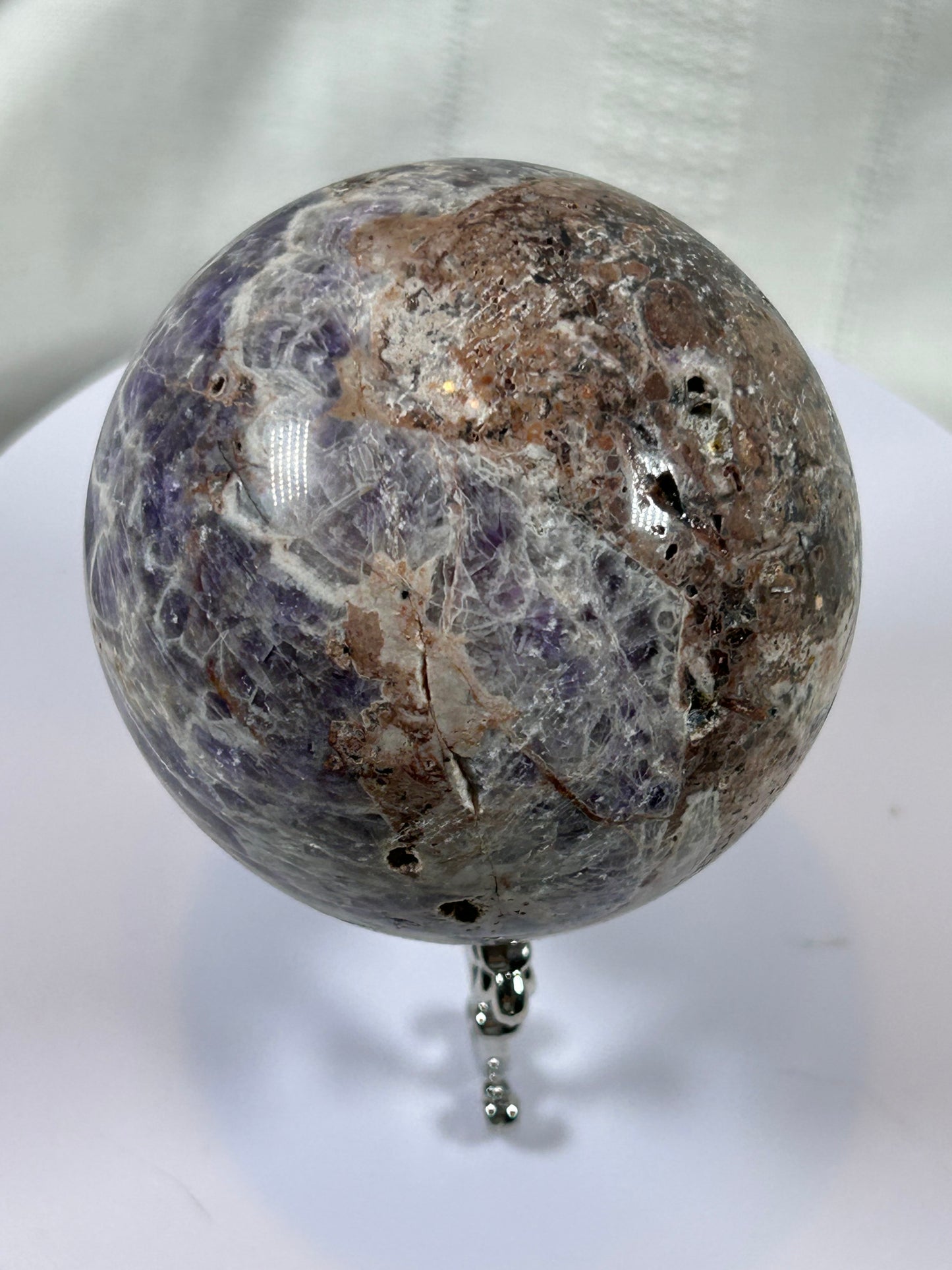 (#64) - DREAM AMETHYST SPHERE POLISHED - NEW
