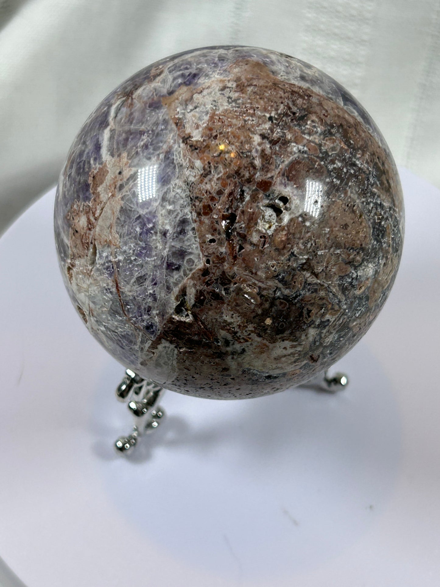 (#64) - DREAM AMETHYST SPHERE POLISHED - NEW