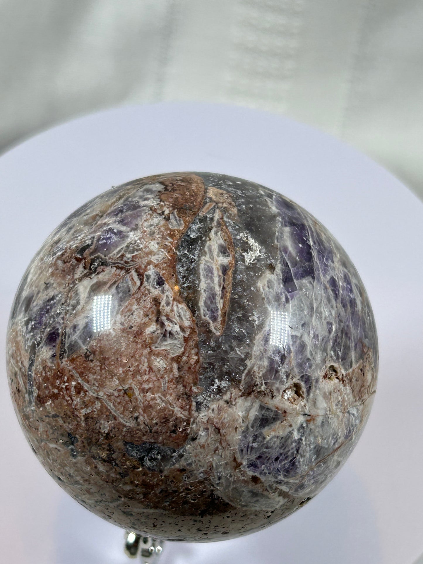 (#64) - DREAM AMETHYST SPHERE POLISHED - NEW