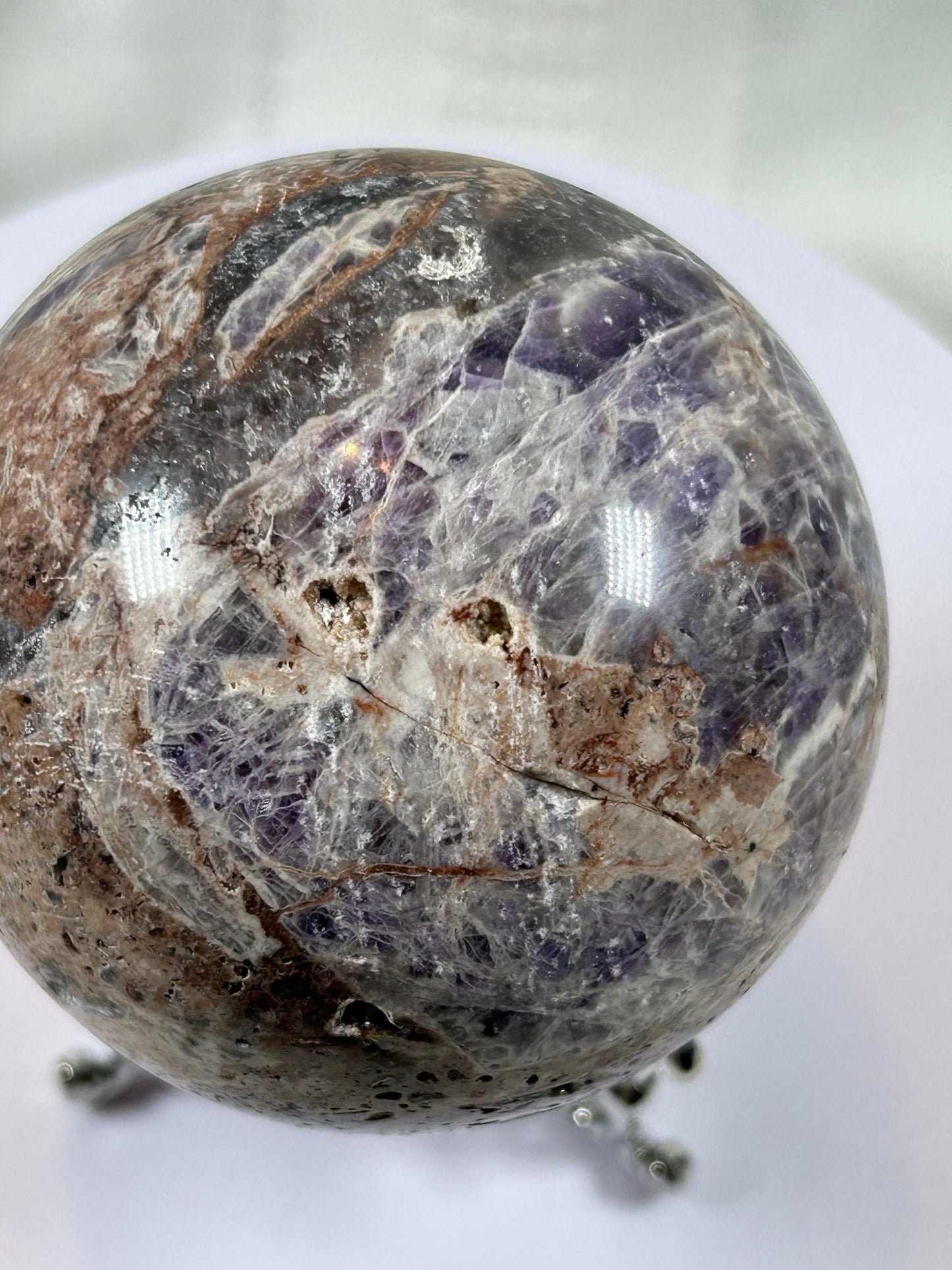 (#64) - DREAM AMETHYST SPHERE POLISHED - NEW