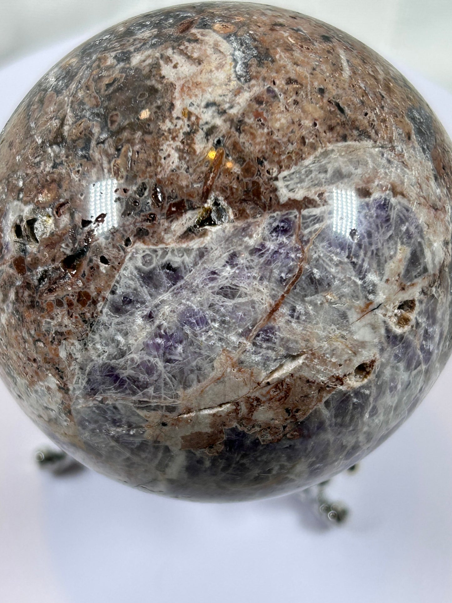 (#64) - DREAM AMETHYST SPHERE POLISHED - NEW