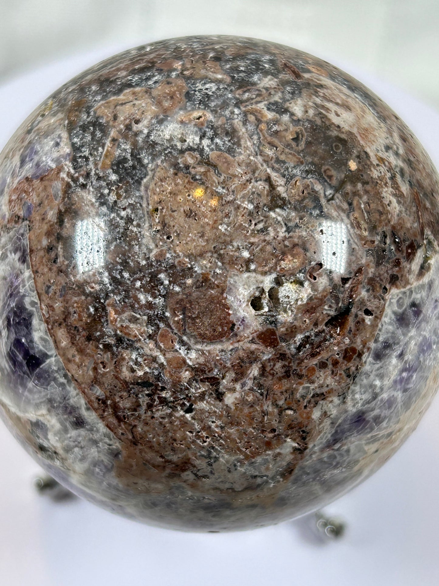 (#64) - DREAM AMETHYST SPHERE POLISHED - NEW