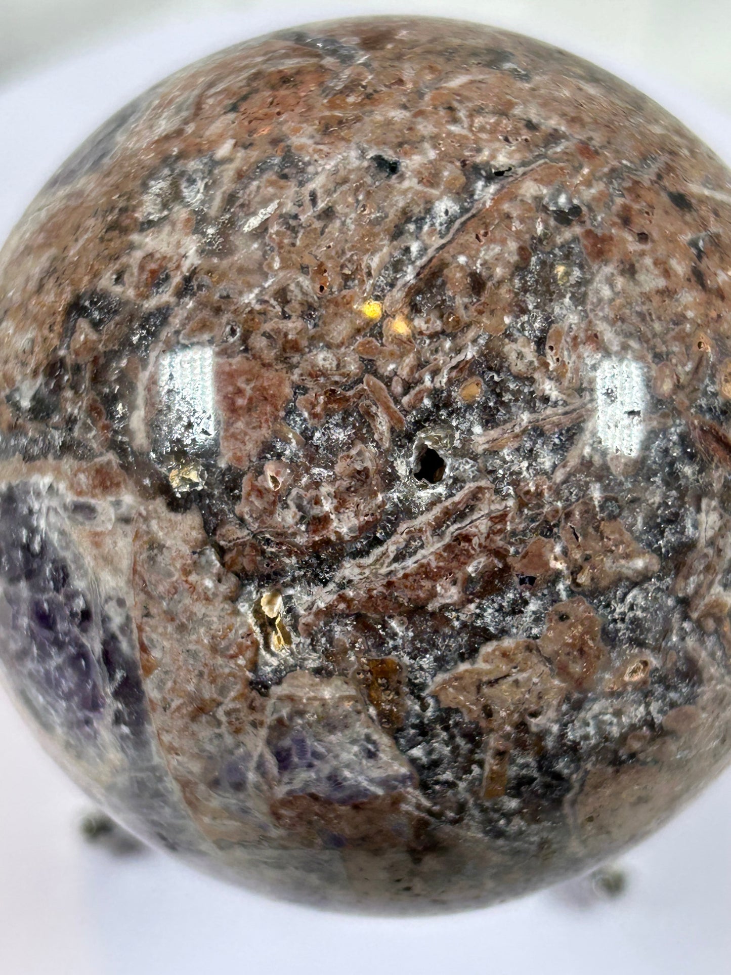 (#64) - DREAM AMETHYST SPHERE POLISHED - NEW