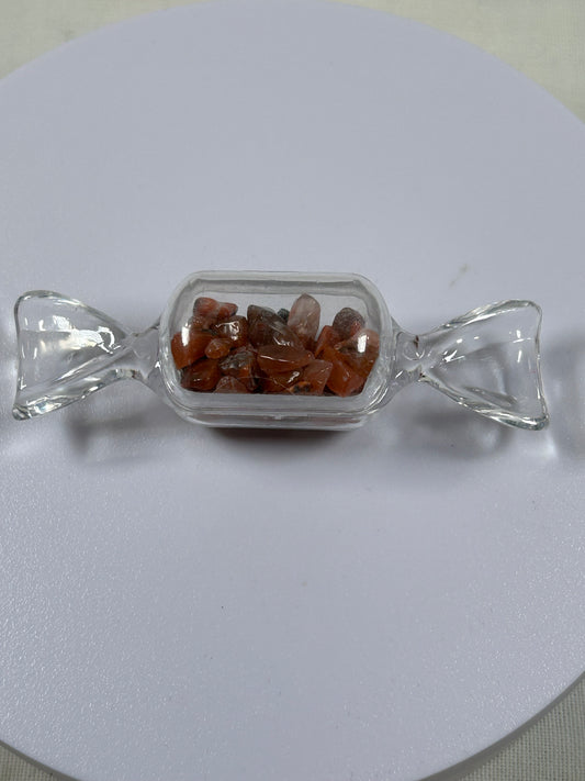 (#1308) - Carnelian Candy Stones - New