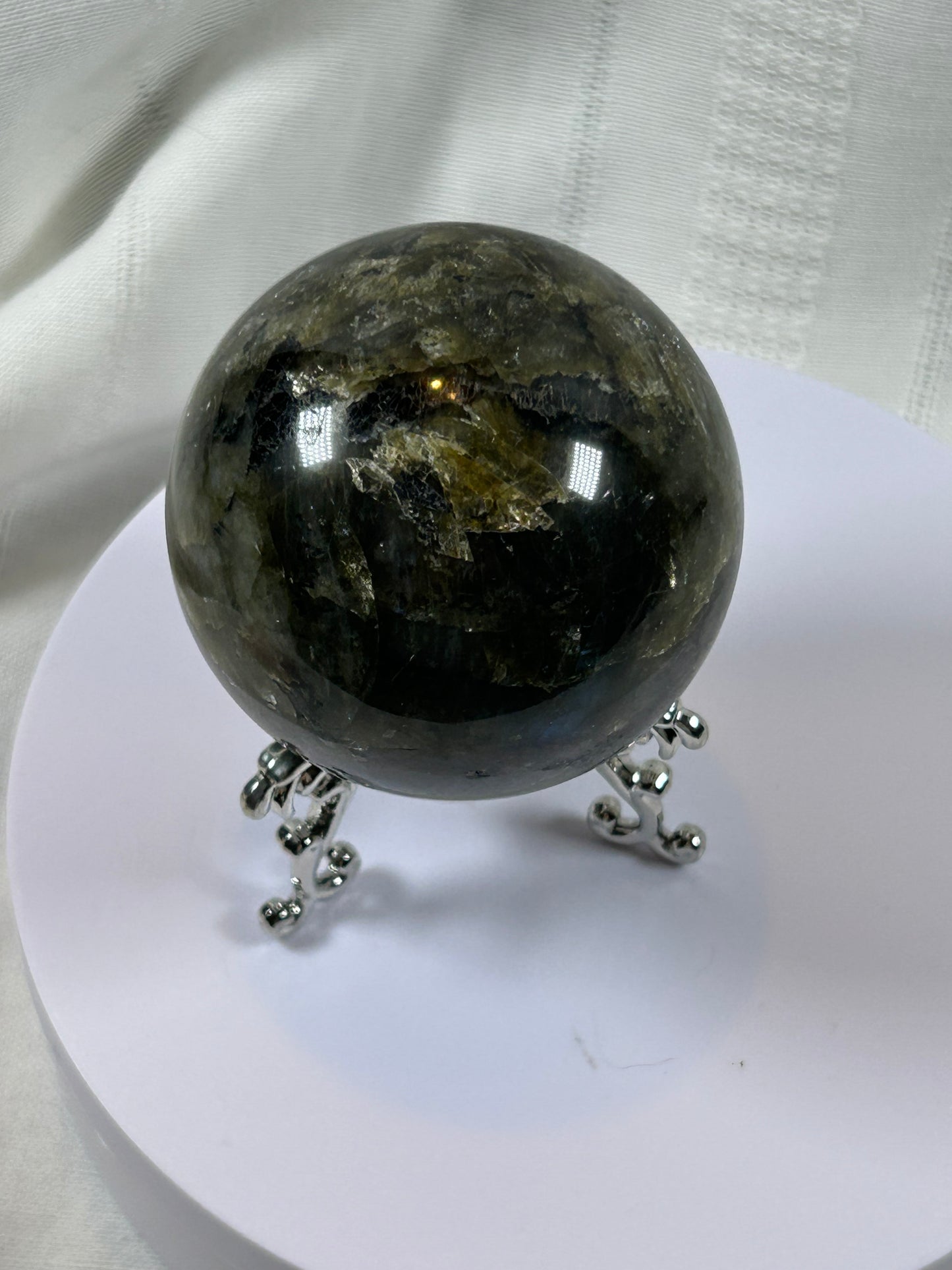 (#66) - LABRADORITE SPHERE POLISHED - NEW