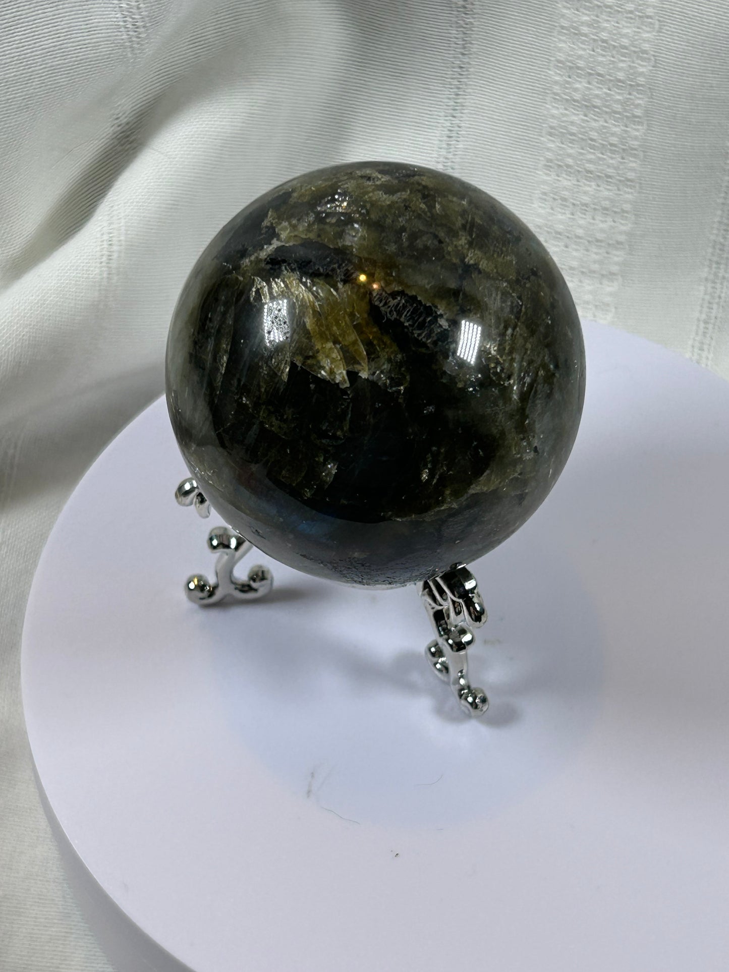 (#66) - LABRADORITE SPHERE POLISHED - NEW