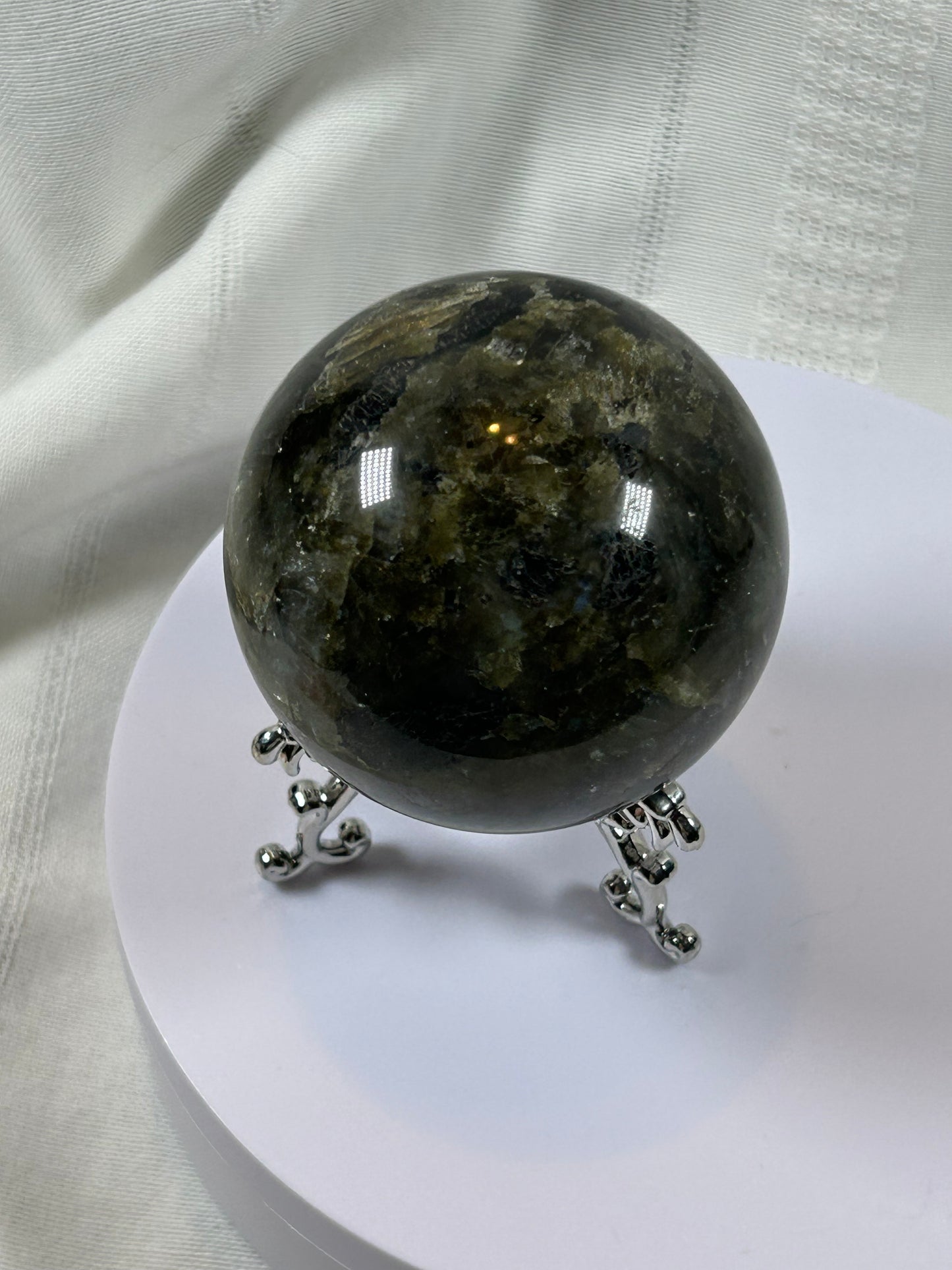 (#66) - LABRADORITE SPHERE POLISHED - NEW