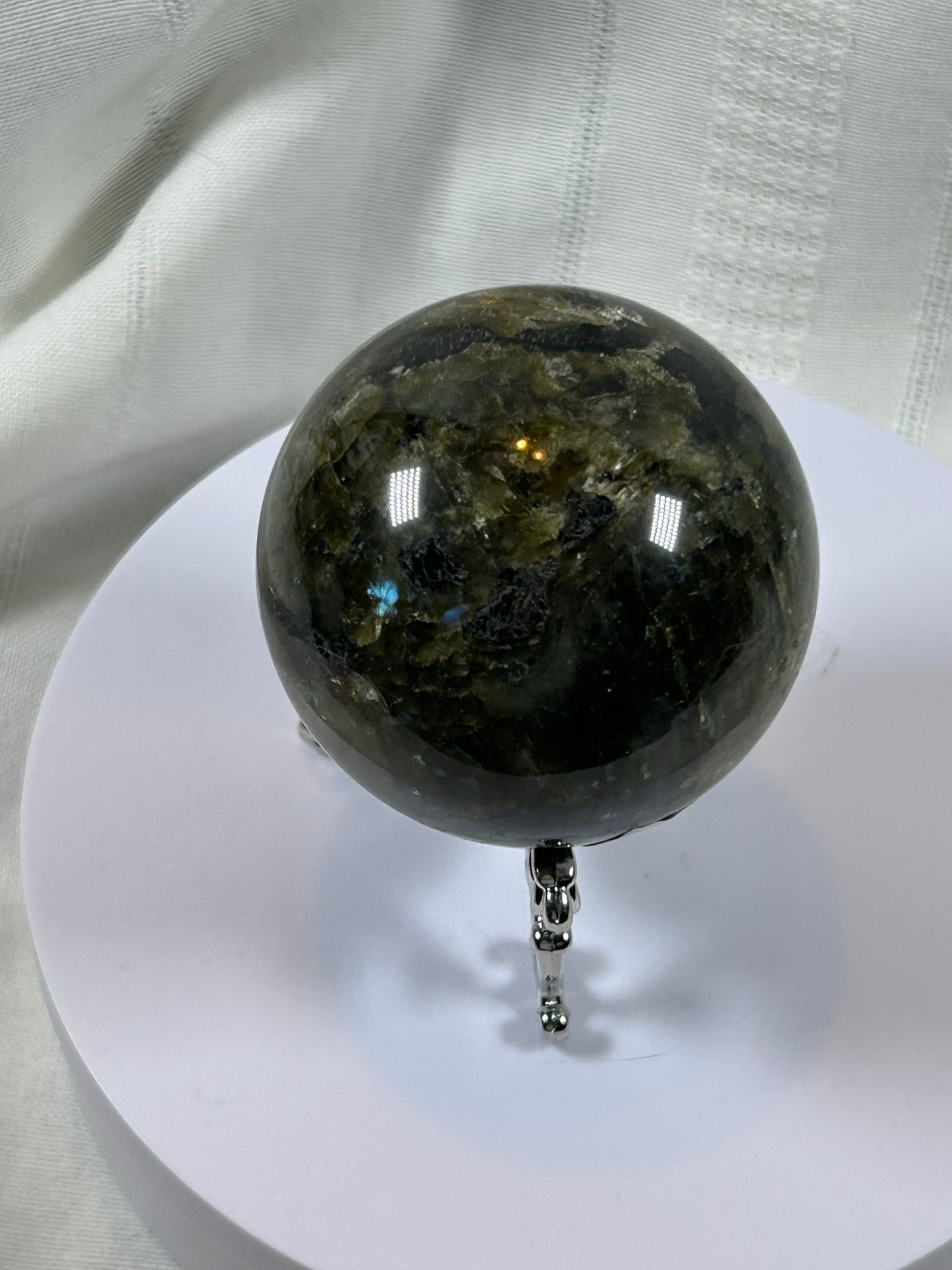 (#66) - LABRADORITE SPHERE POLISHED - NEW