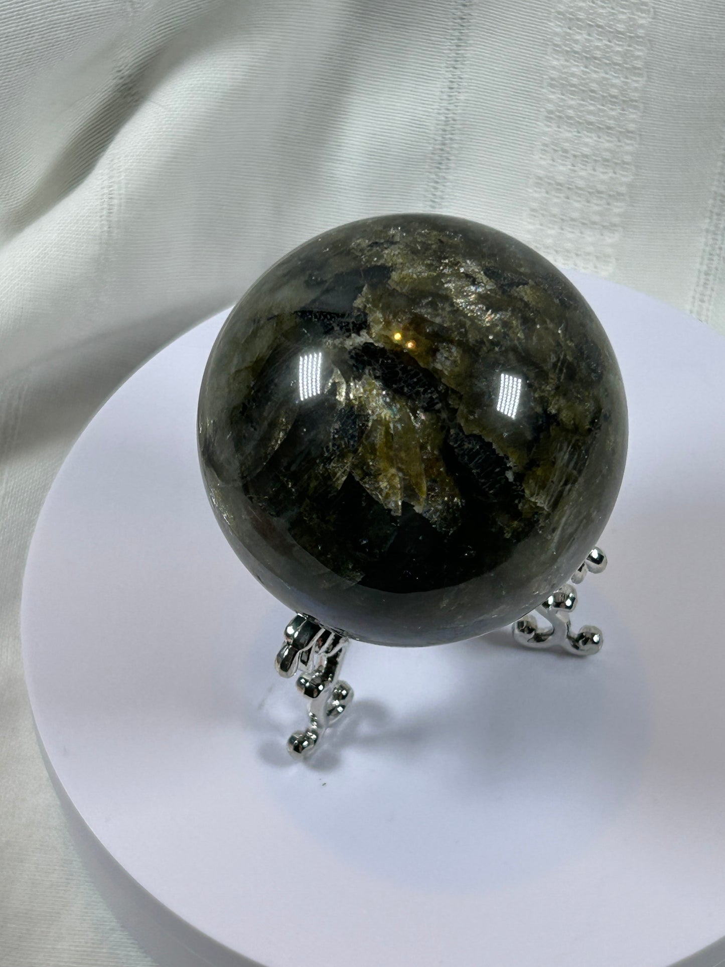 (#66) - LABRADORITE SPHERE POLISHED - NEW