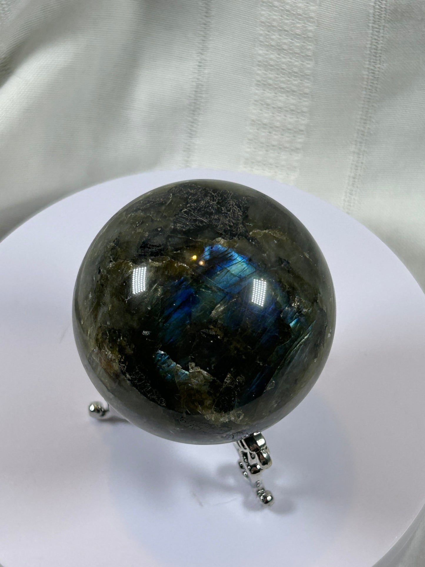 (#66) - LABRADORITE SPHERE POLISHED - NEW
