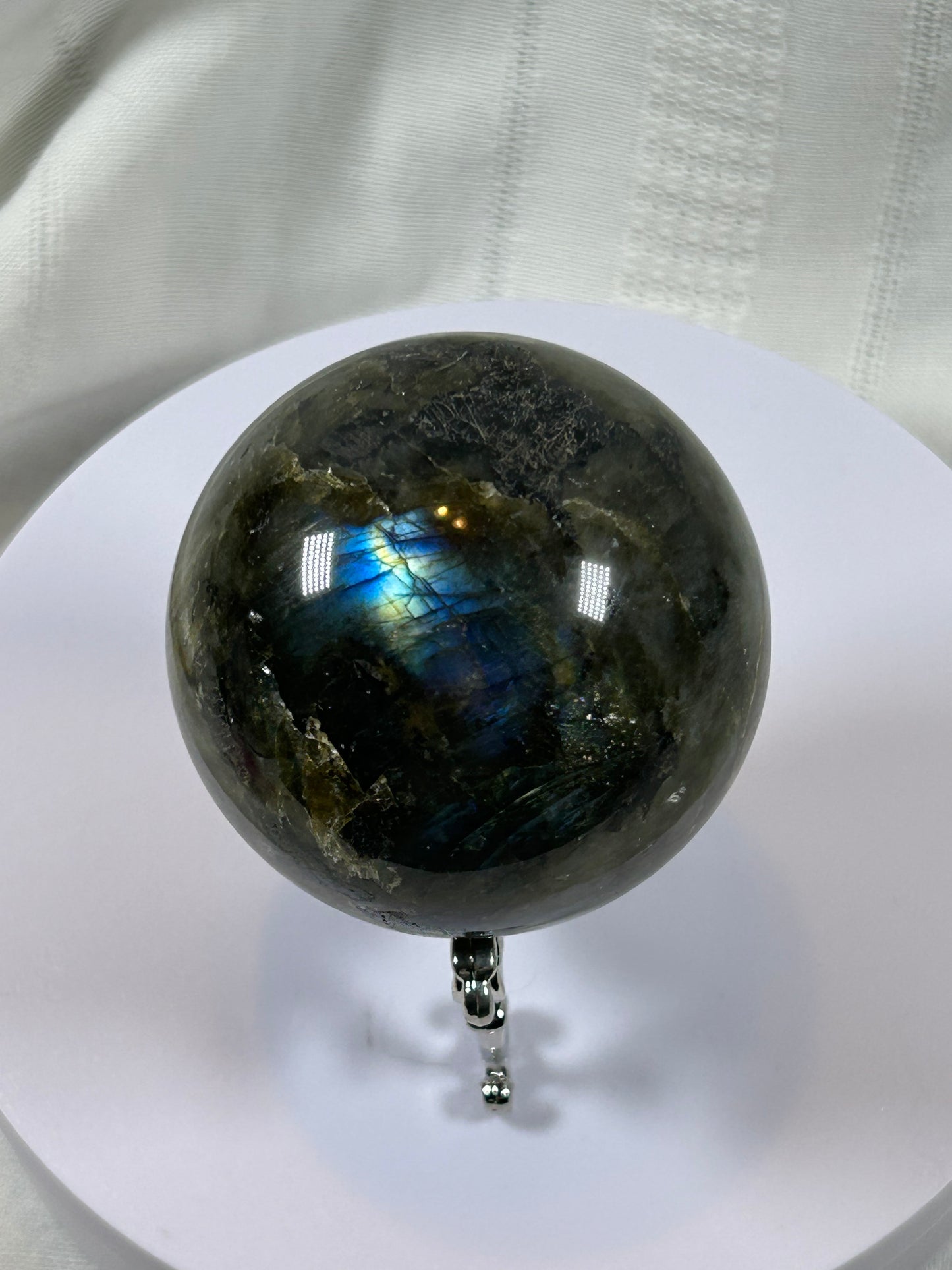 (#66) - LABRADORITE SPHERE POLISHED - NEW