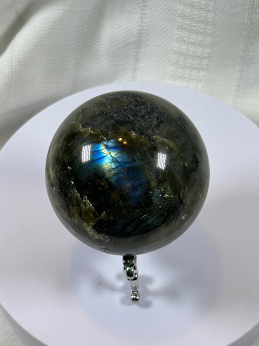(#66) - LABRADORITE SPHERE POLISHED - NEW