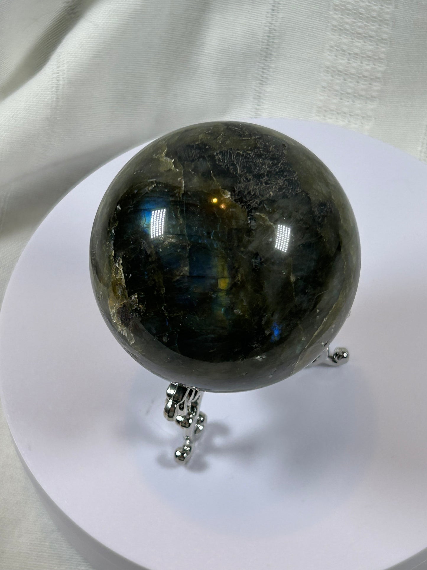 (#66) - LABRADORITE SPHERE POLISHED - NEW