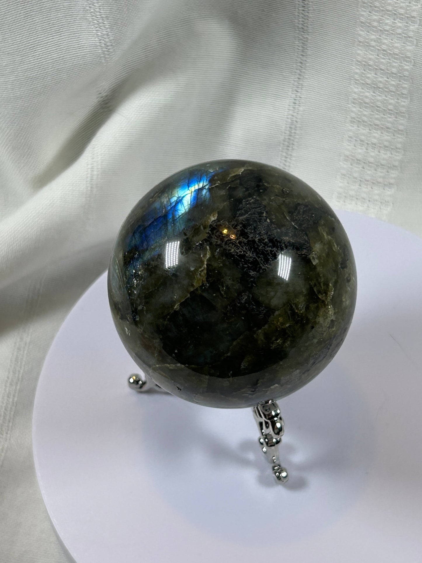 (#66) - LABRADORITE SPHERE POLISHED - NEW