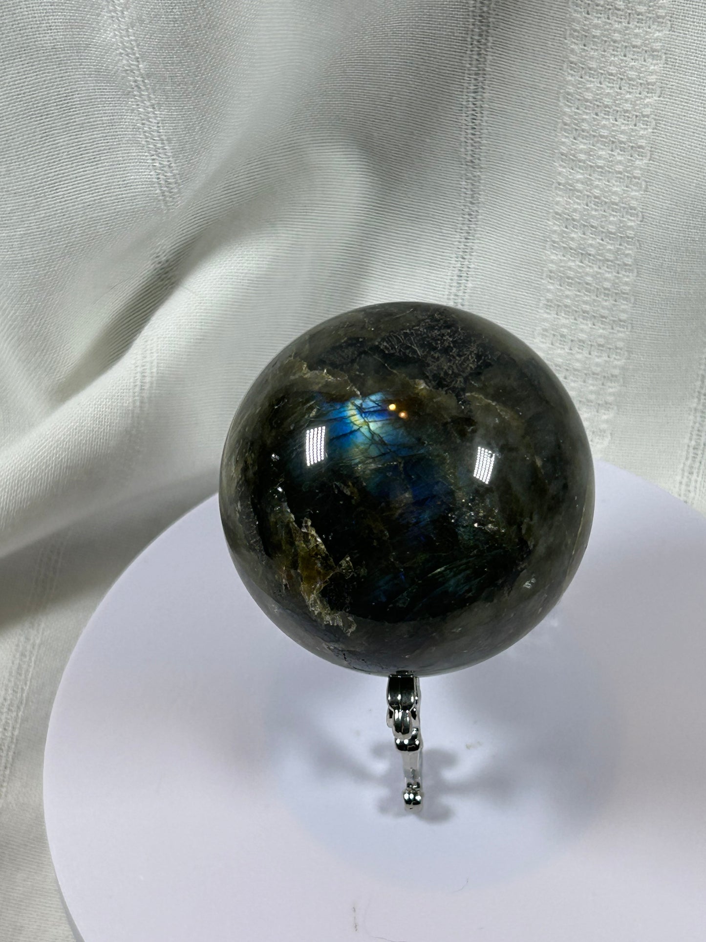 (#66) - LABRADORITE SPHERE POLISHED - NEW