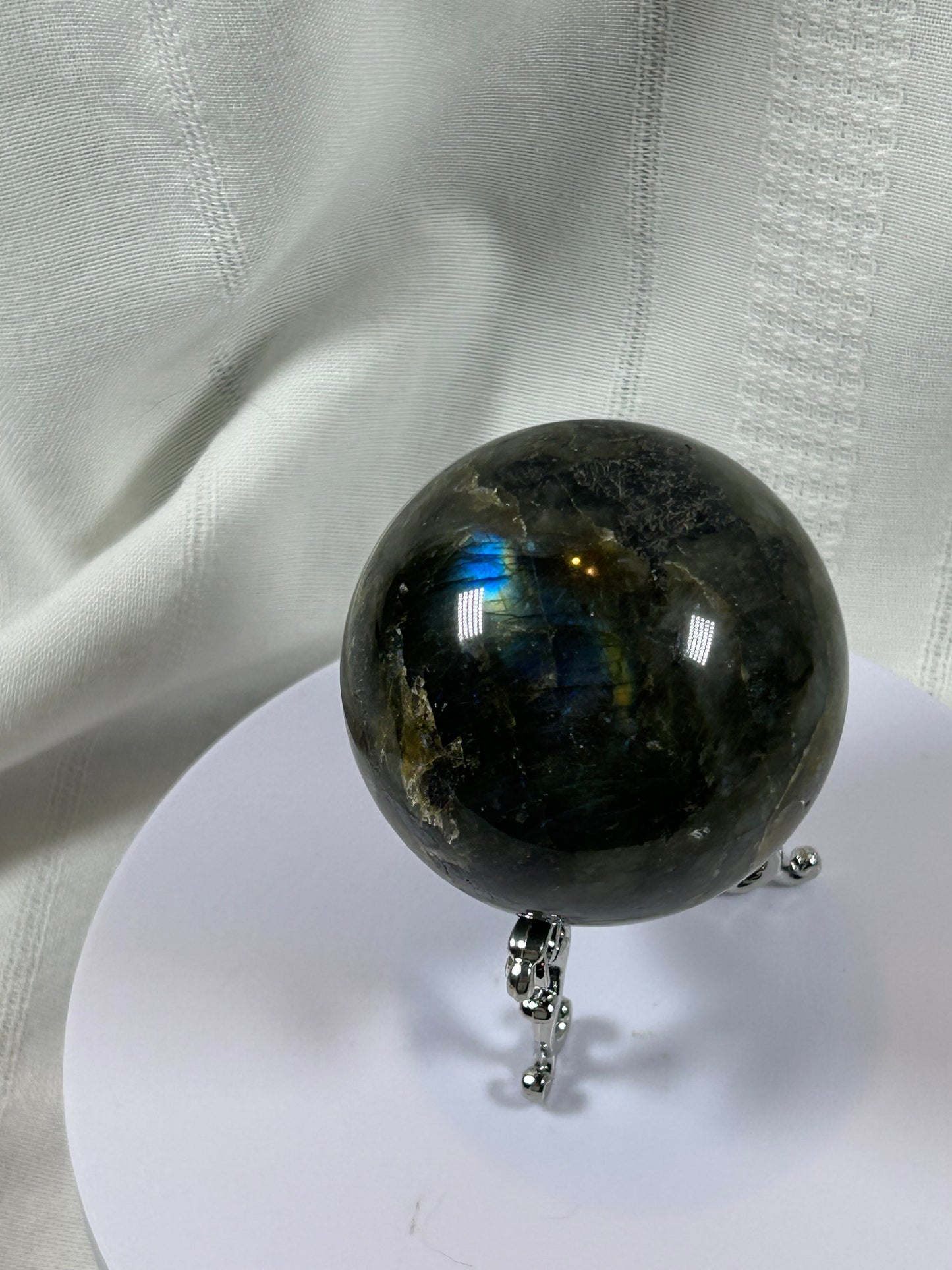 (#66) - LABRADORITE SPHERE POLISHED - NEW