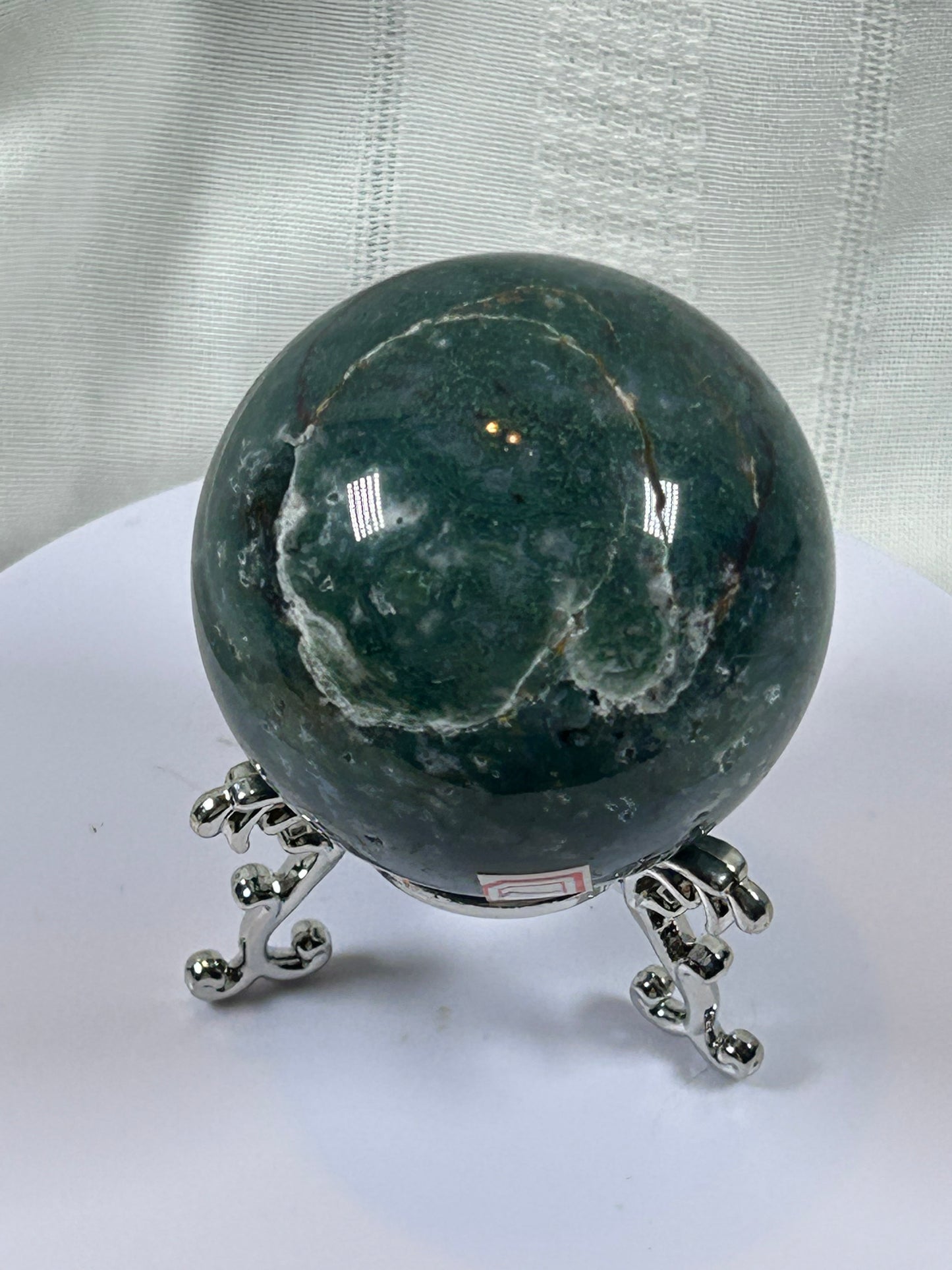 (#67) - MOSS AGATE SPHERE POLISHED - NEW