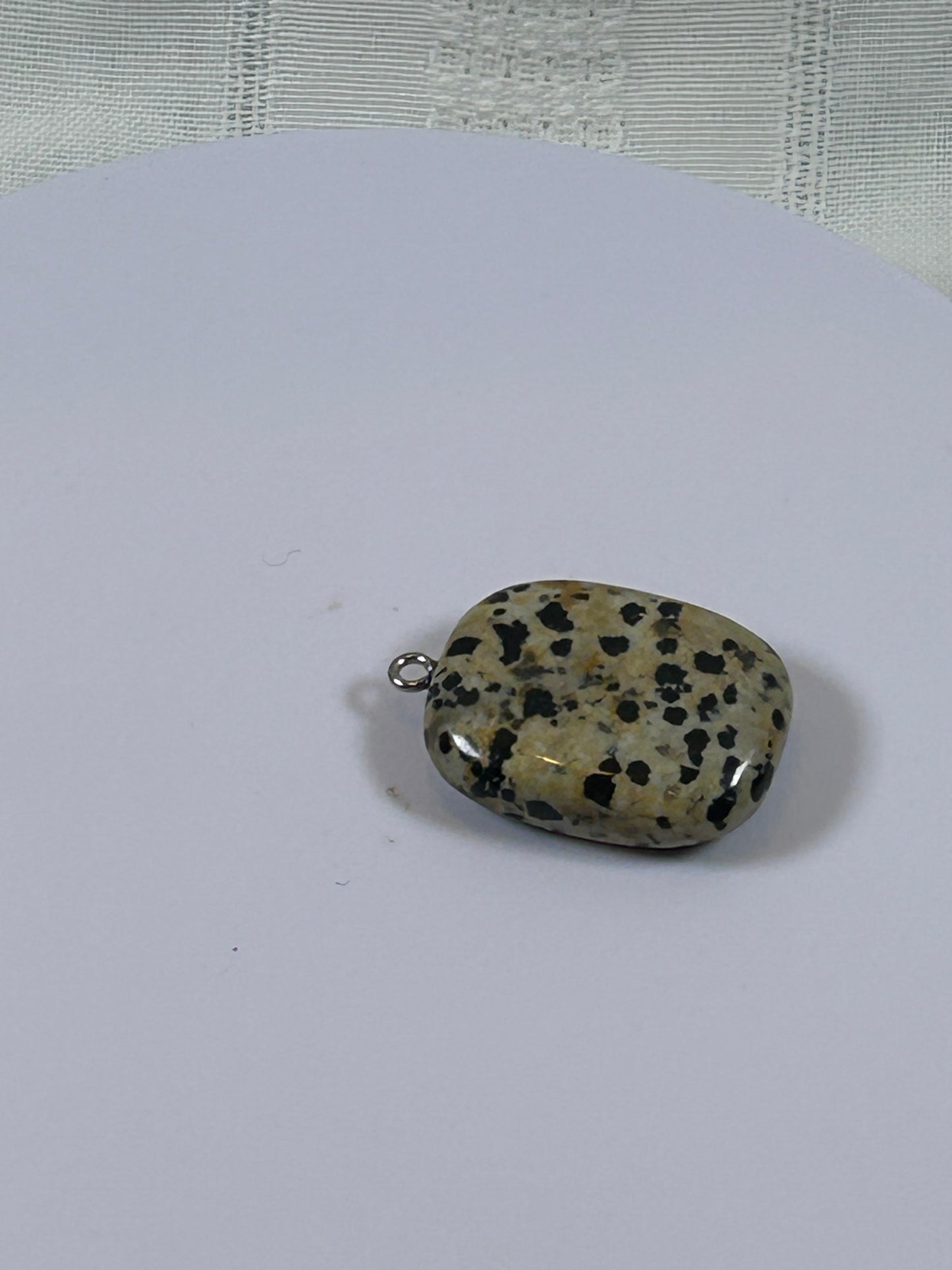 (#82) - DALMATION JASPER PENDANT - NEW